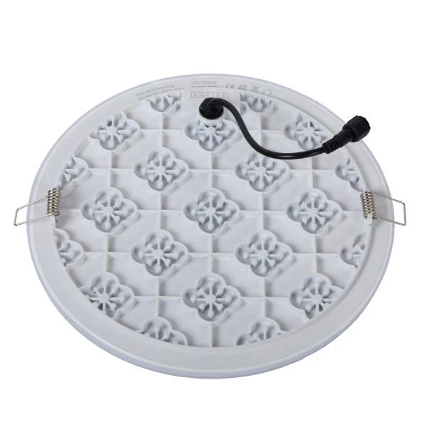 Lucide CERES-LED - Lámpara de techo Baño - Ø 21,5 cm - LED Regul. - 1x30W 3000K - IP44 - Blanco - detalle 4